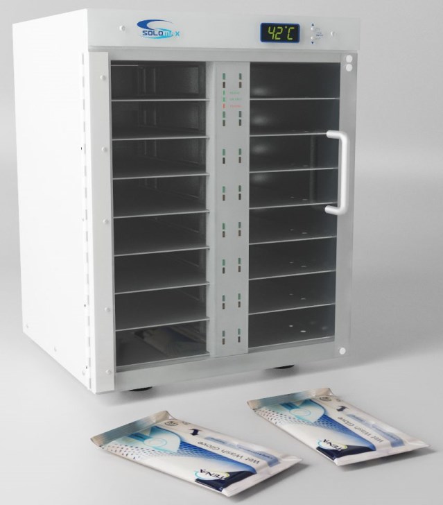 Solomax Warming Cabinet - 16 Wipe Capicity